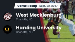 Recap: West Mecklenburg  vs. Harding University  2017