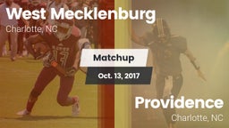 Matchup: West Mecklenburg vs. Providence  2017