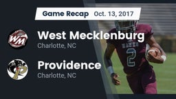Recap: West Mecklenburg  vs. Providence  2017
