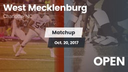 Matchup: West Mecklenburg vs. OPEN 2017
