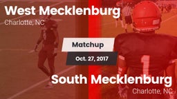 Matchup: West Mecklenburg vs. South Mecklenburg  2017