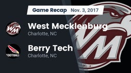 Recap: West Mecklenburg  vs. Berry Tech  2017