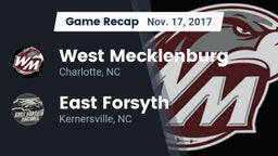 Recap: West Mecklenburg  vs. East Forsyth  2017