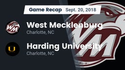 Recap: West Mecklenburg  vs. Harding University  2018
