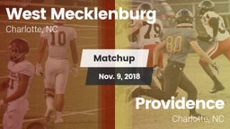 Matchup: West Mecklenburg vs. Providence  2018