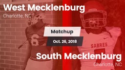 Matchup: West Mecklenburg vs. South Mecklenburg  2018