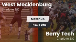 Matchup: West Mecklenburg vs. Berry Tech  2018