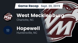 Recap: West Mecklenburg  vs. Hopewell  2019