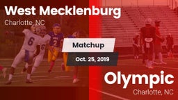Matchup: West Mecklenburg vs. Olympic  2019
