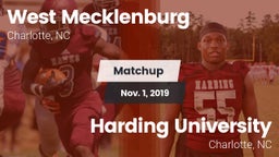 Matchup: West Mecklenburg vs. Harding University  2019