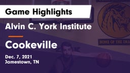 Alvin C. York Institute vs Cookeville  Game Highlights - Dec. 7, 2021
