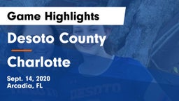 Desoto County  vs Charlotte  Game Highlights - Sept. 14, 2020