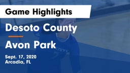 Desoto County  vs Avon Park  Game Highlights - Sept. 17, 2020