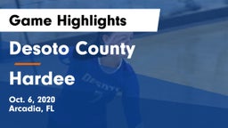 Desoto County  vs Hardee Game Highlights - Oct. 6, 2020