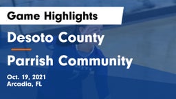 Desoto County  vs Parrish Community  Game Highlights - Oct. 19, 2021