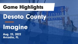 Desoto County  vs Imagine  Game Highlights - Aug. 23, 2022