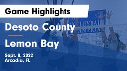 Desoto County  vs Lemon Bay  Game Highlights - Sept. 8, 2022