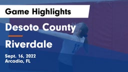 Desoto County  vs Riverdale Game Highlights - Sept. 16, 2022