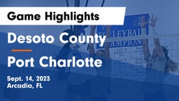Desoto County  vs Port Charlotte  Game Highlights - Sept. 14, 2023