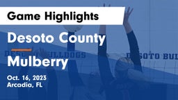 Desoto County  vs Mulberry  Game Highlights - Oct. 16, 2023