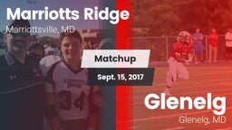 Matchup: Marriotts Ridge vs. Glenelg  2017
