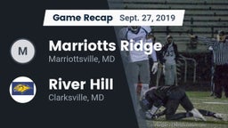 Recap: Marriotts Ridge  vs. River Hill  2019