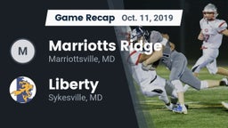Recap: Marriotts Ridge  vs. Liberty  2019