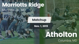 Matchup: Marriotts Ridge vs. Atholton  2019