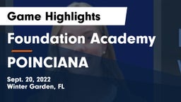 Foundation Academy  vs POINCIANA  Game Highlights - Sept. 20, 2022