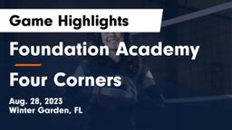 Foundation Academy  vs Four Corners Game Highlights - Aug. 28, 2023