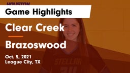 Clear Creek  vs Brazoswood  Game Highlights - Oct. 5, 2021