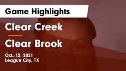 Clear Creek  vs Clear Brook  Game Highlights - Oct. 12, 2021