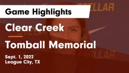 Clear Creek  vs Tomball Memorial  Game Highlights - Sept. 1, 2022