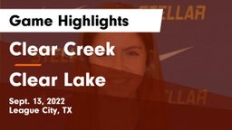 Clear Creek  vs Clear Lake  Game Highlights - Sept. 13, 2022