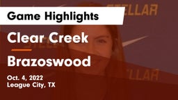 Clear Creek  vs Brazoswood  Game Highlights - Oct. 4, 2022