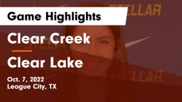 Clear Creek  vs Clear Lake  Game Highlights - Oct. 7, 2022