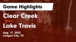 Clear Creek  vs Lake Travis  Game Highlights - Aug. 17, 2023