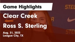 Clear Creek  vs Ross S. Sterling  Game Highlights - Aug. 31, 2023