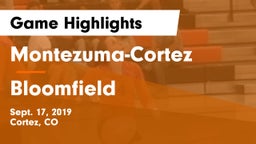 Montezuma-Cortez  vs Bloomfield  Game Highlights - Sept. 17, 2019