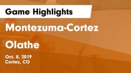 Montezuma-Cortez  vs Olathe Game Highlights - Oct. 8, 2019