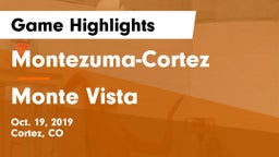Montezuma-Cortez  vs Monte Vista Game Highlights - Oct. 19, 2019