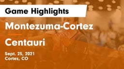 Montezuma-Cortez  vs Centauri  Game Highlights - Sept. 25, 2021