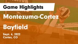 Montezuma-Cortez  vs Bayfield  Game Highlights - Sept. 6, 2022