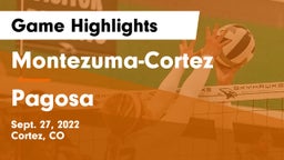 Montezuma-Cortez  vs Pagosa Game Highlights - Sept. 27, 2022