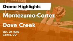 Montezuma-Cortez  vs Dove Creek  Game Highlights - Oct. 20, 2022