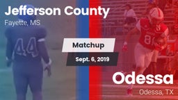 Matchup: Jefferson County vs. Odessa  2019