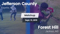 Matchup: Jefferson County vs. Forest Hill  2019