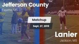 Matchup: Jefferson County vs. Lanier  2019
