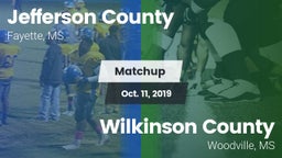 Matchup: Jefferson County vs. Wilkinson County  2019