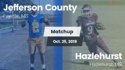 Matchup: Jefferson County vs. Hazlehurst  2019